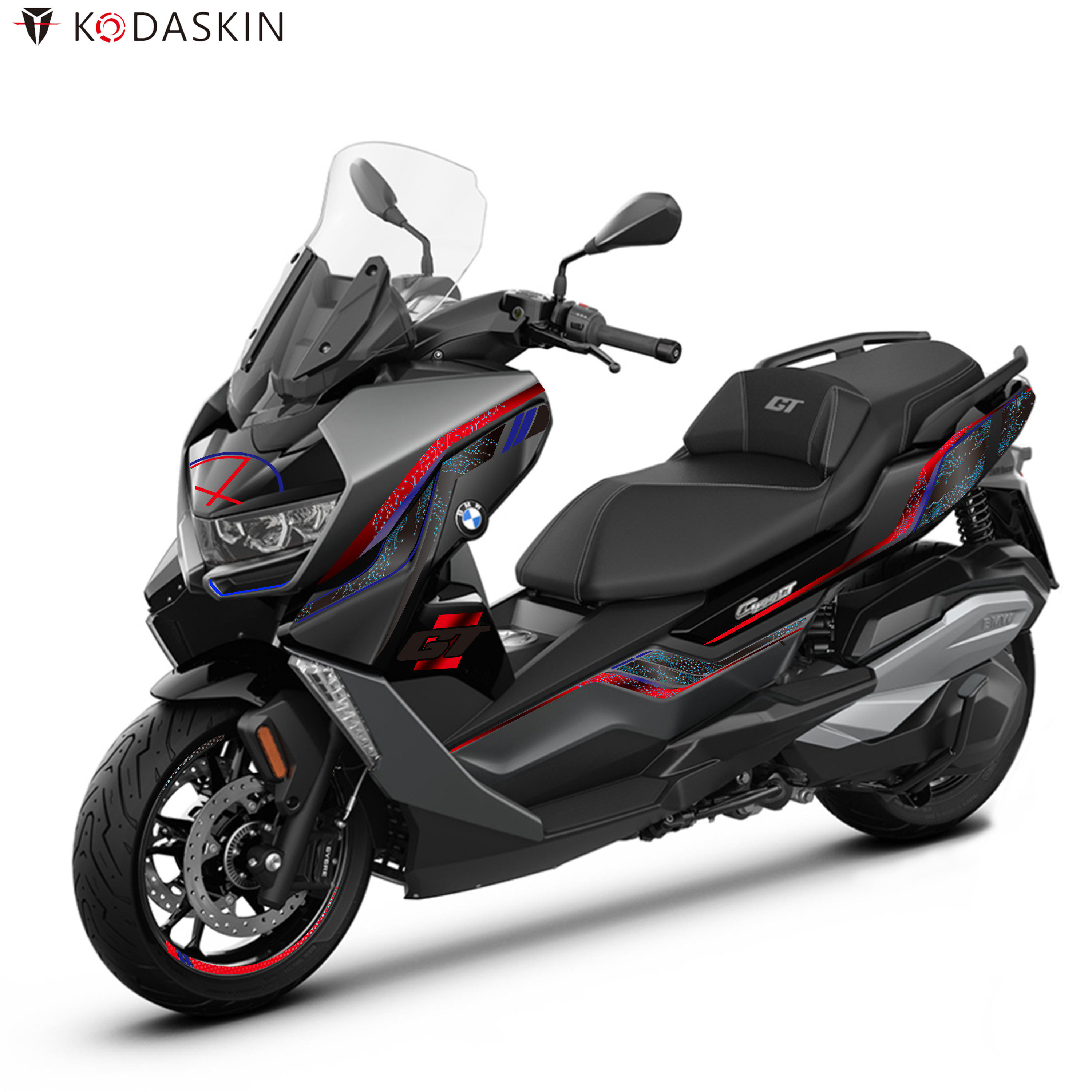 kodaskin宝马c400gt改装防刮贴纸车身轮毂拉花彩贴贴纸