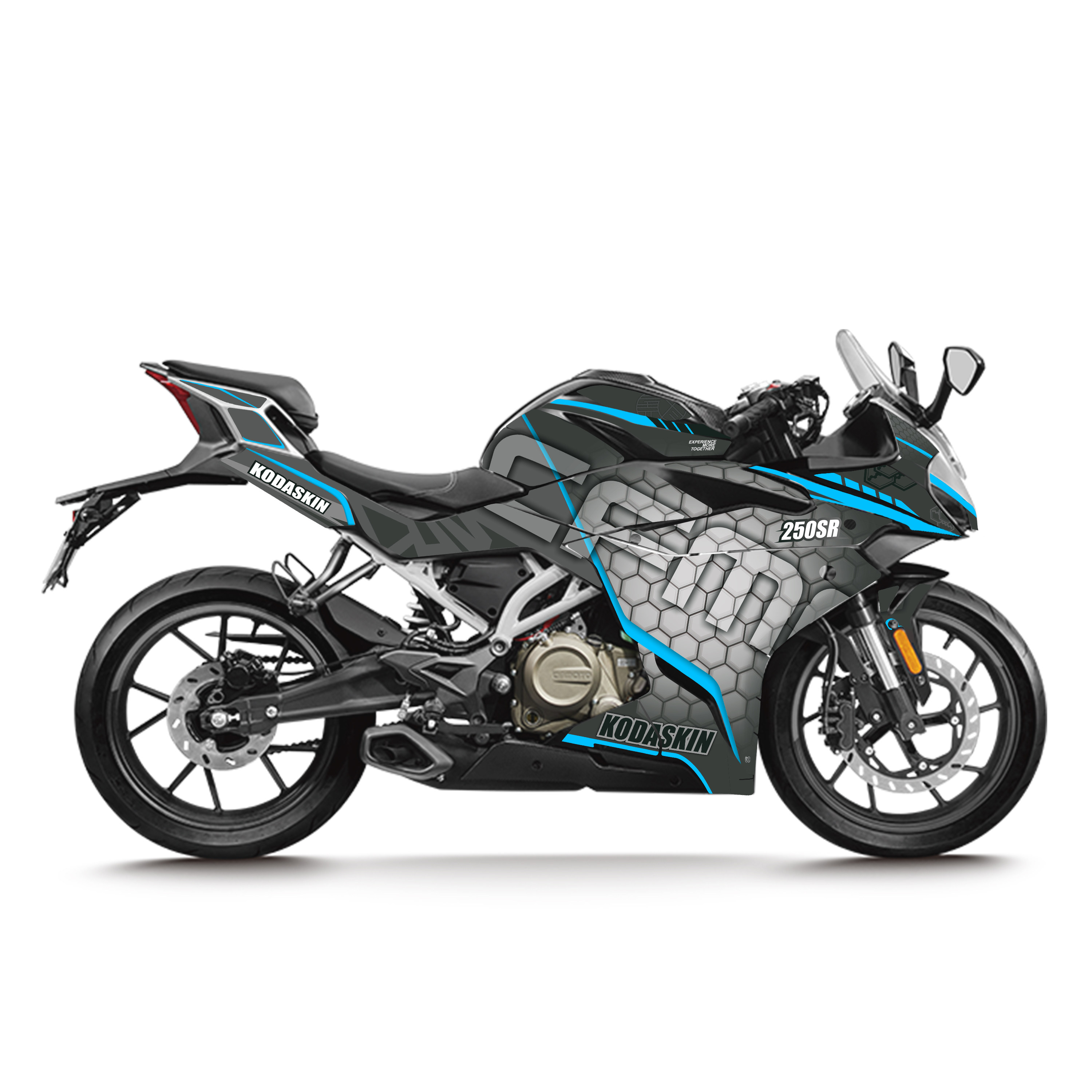 kodaskin春风250sr防水贴纸车身改装个性创意全身贴纸