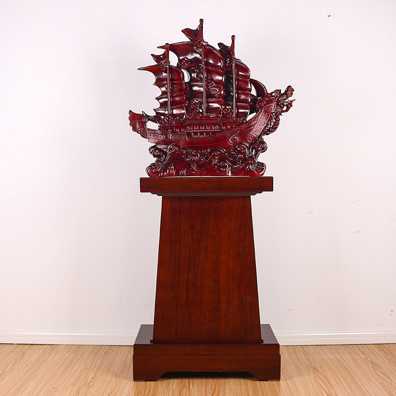 一帆风顺帆船落地摆件饭店公司乔迁开业礼品大型摆件