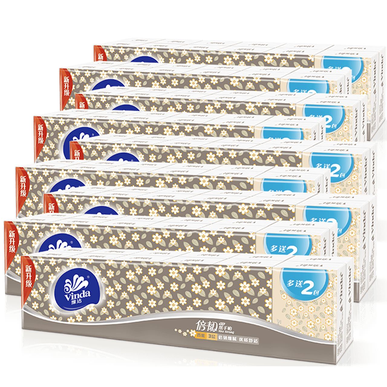 维达手帕纸迷你4层纸巾9条108包 无香纸手帕小包面巾纸餐巾纸ab