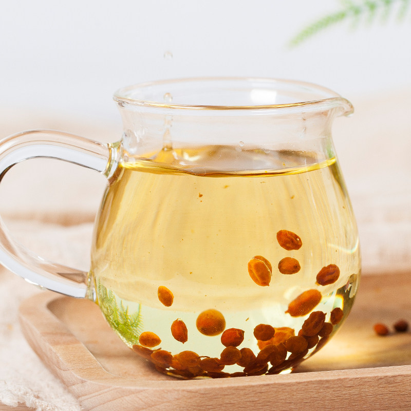 沙棘茶 新鲜沙棘干果油新疆野生180g正品可搭丁香叶猴头菇非中药