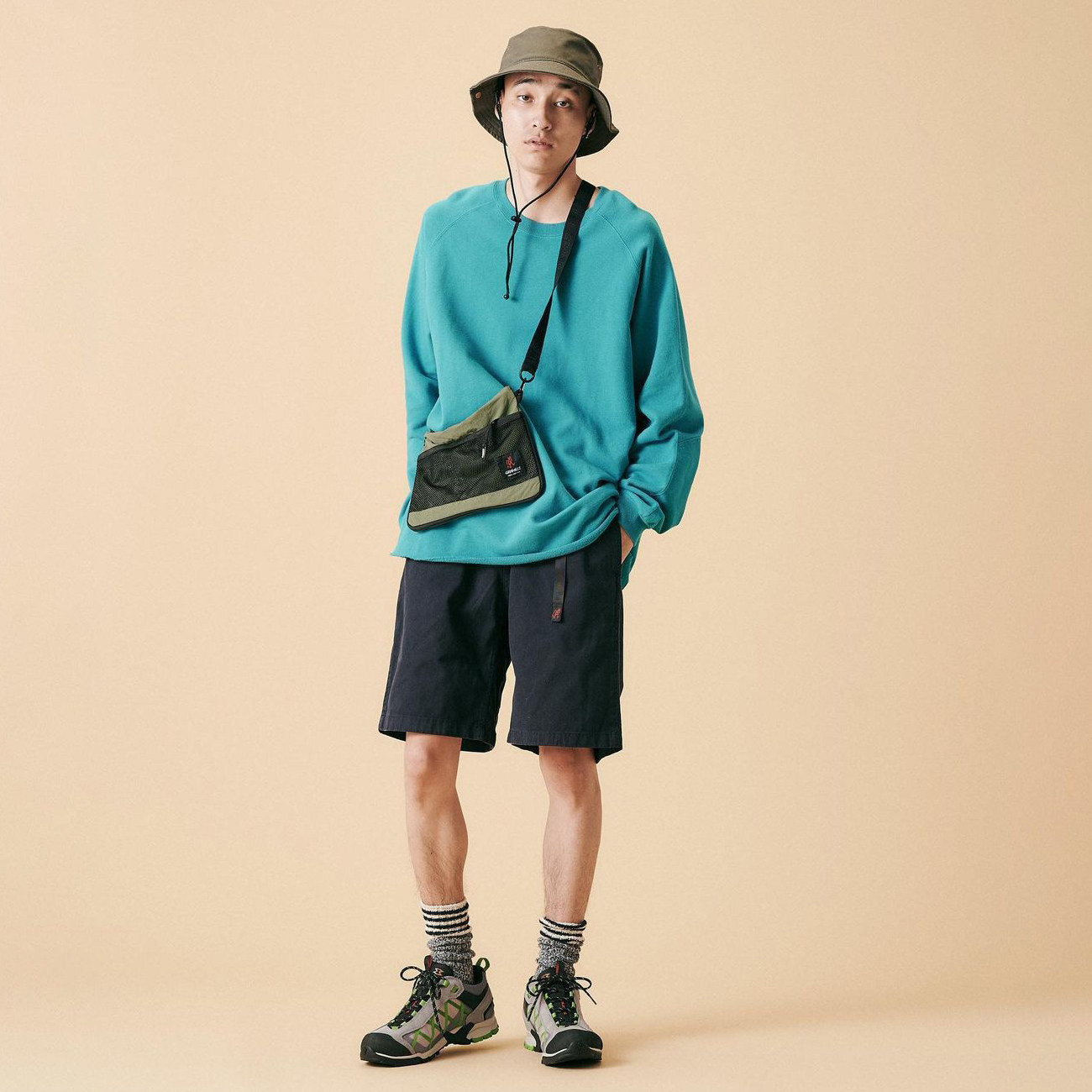 现货gramicci小野人定番款g-shorts8117-56j山系潮流短裤休闲裤