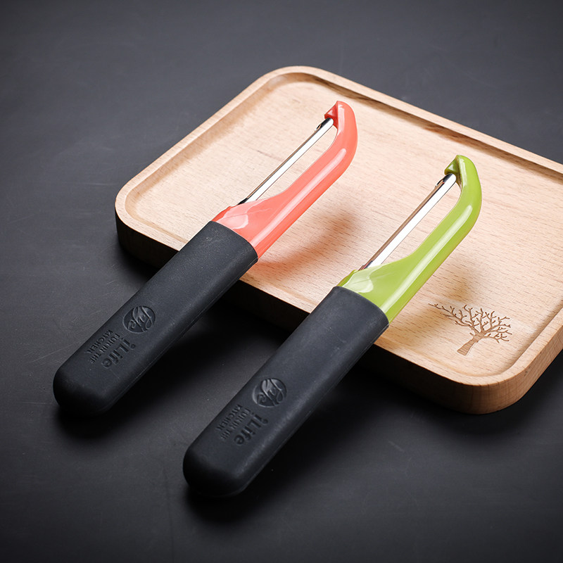 家用厨房直形不锈钢刮皮刀蔬菜去皮刨刀苹果刀削皮器刮土豆刮皮器