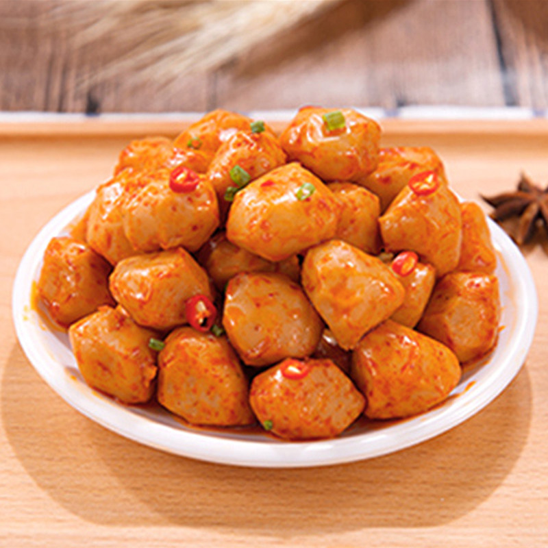 湖南特产 香辣鱼丸180g 休闲食品特产鱼麻辣味美食小吃卤味零食