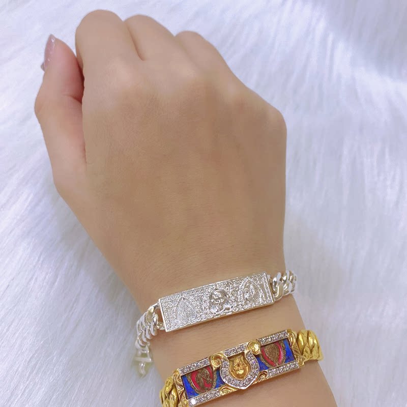 泰国佛牌龙婆瑞2559手链女款纯银手链精泰泰默泰国特色