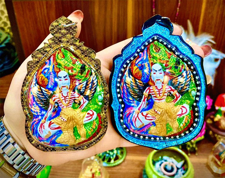 泰国佛牌真品阿赞帝鲁士普该娇 象神 招财女神 拍婴 大富豪大富翁