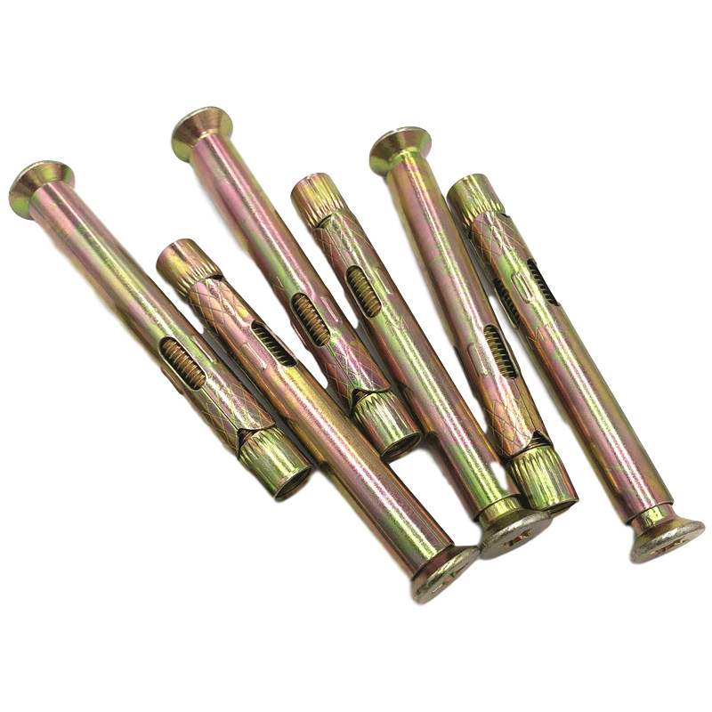 平头十字膨胀螺丝沉头内膨胀地板膨胀隐形膨胀螺丝十字膨胀螺丝m6