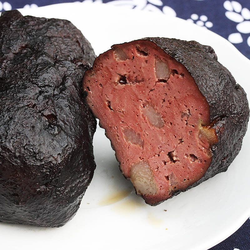 湖南 邵阳特产 农家手工 猪血丸子 血粑豆腐一份四个 宝庆包邮