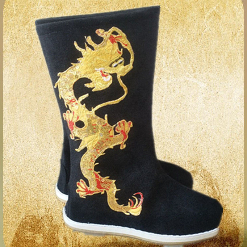 古装川剧变脸皇帝龙靴高底鞋靴子戏剧影视舞台古典舞鞋