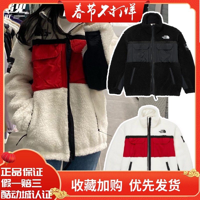 THENORTHFACE北面21新款羊羔绒抓绒衣颗粒绒保暖情侣外套NJ4FM52