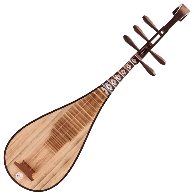 琵琶五弦民音乐器定制仿唐红木鸡翅木专业演出琵琶