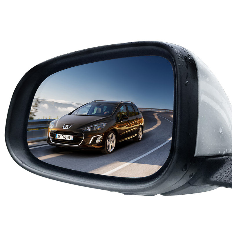 汽车后视镜防雨膜倒车镜防雾反光镜玻璃纳米高清防水贴膜全屏通用_双