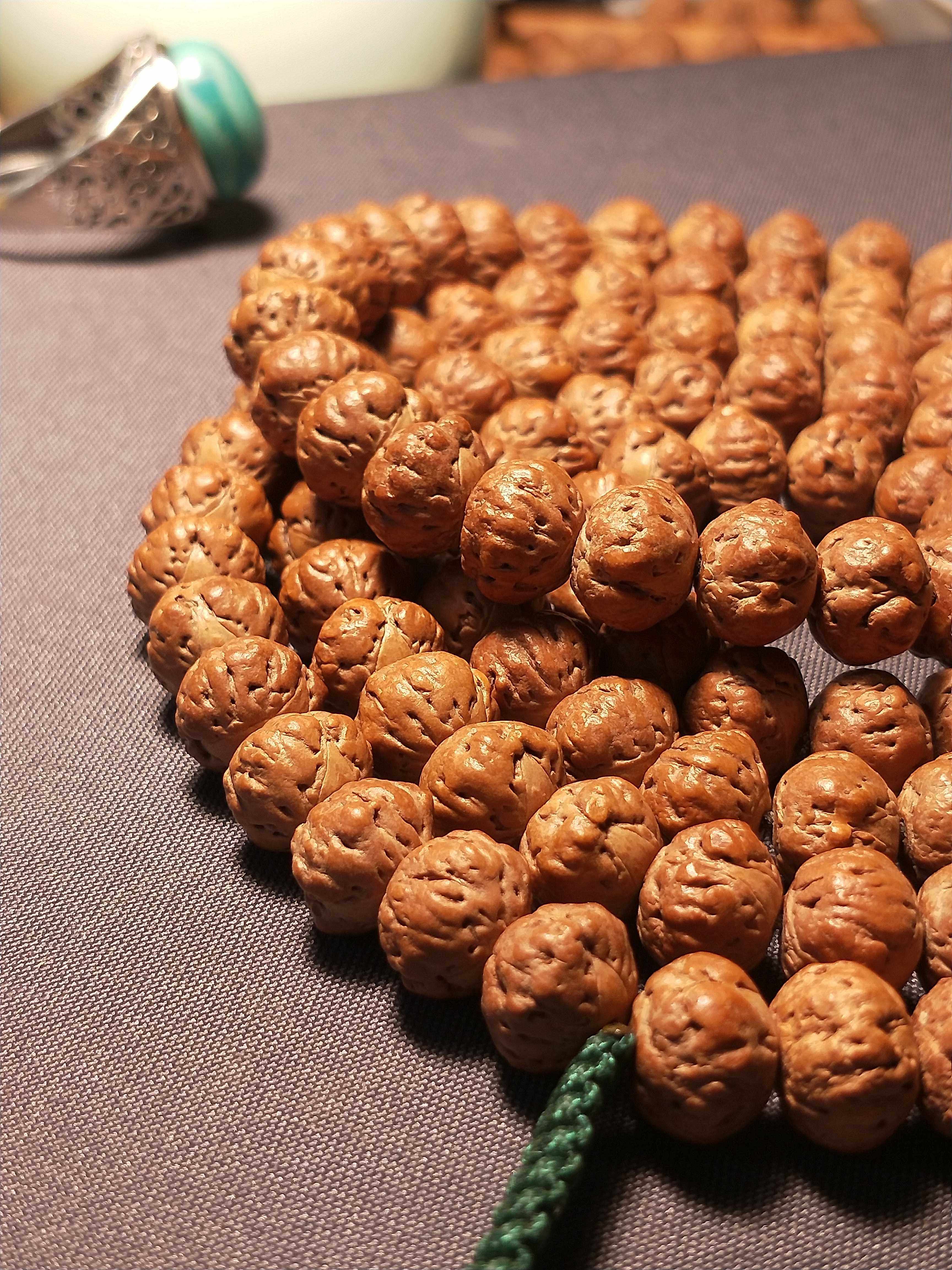 精挑同树矮桩肌肉酸枣核手串颗颗秒打手油润有光泽佛珠