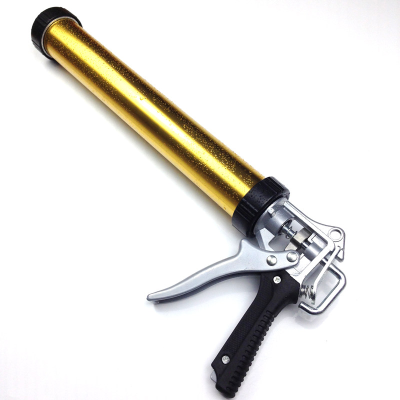 全易防流胶软胶枪加厚两用胶枪结构胶枪密封硅胶枪压胶枪枪可旋转