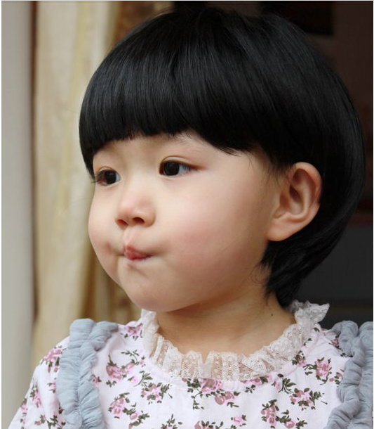 儿童 宝宝假发蘑菇头 婴儿童时尚假发摄影拍照假发批发 - 秀时尚美发