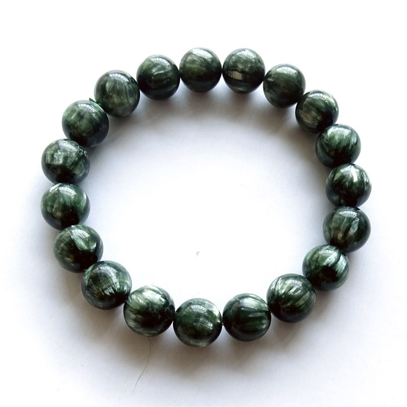 千蕊天然绿龙晶手链绿泥石手串男款女款天使之石多规格