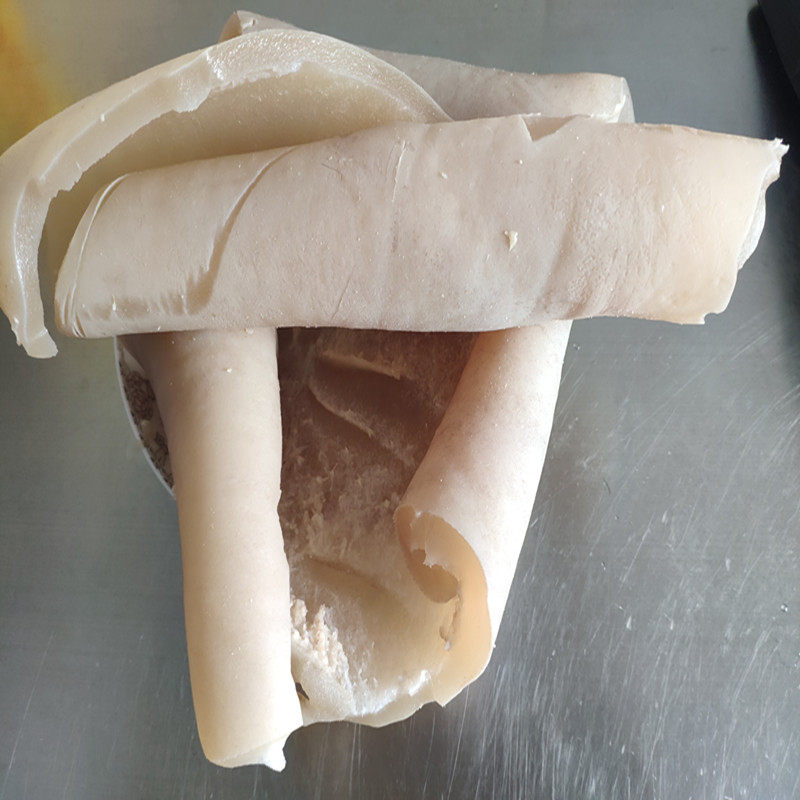 熟黄牛皮商用冷冻熟牛皮牛杂全熟牛皮食用火锅食材原味熟食牛皮