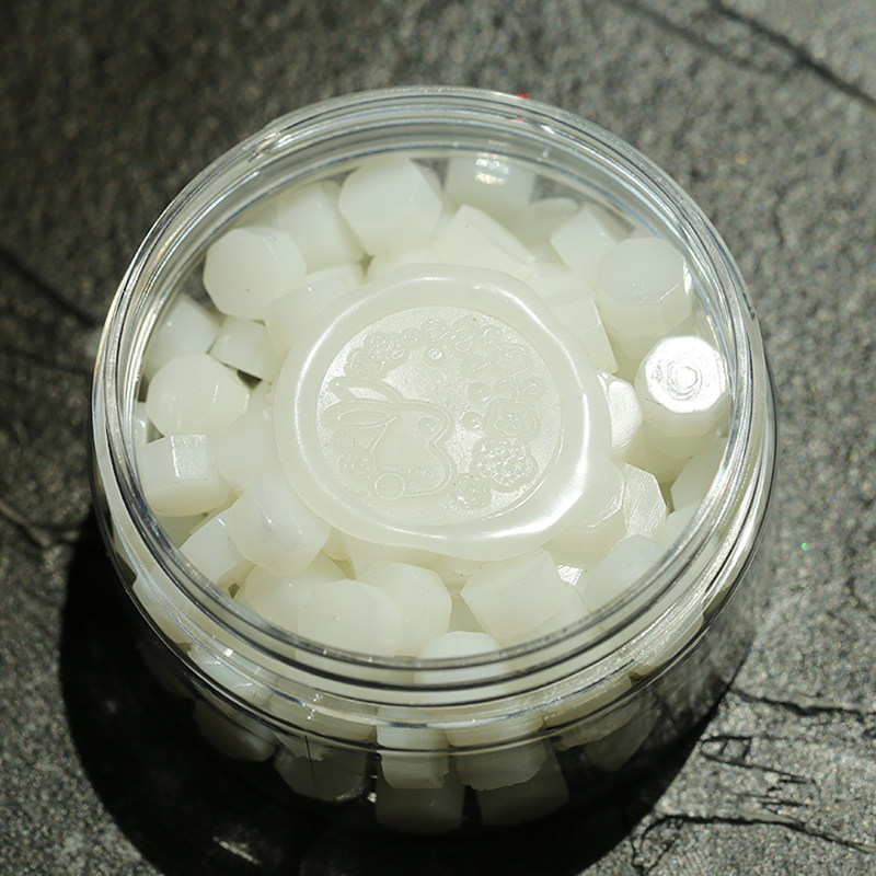 火漆透明蜡粒160粒唯美印章信封封口结婚请柬成品印章