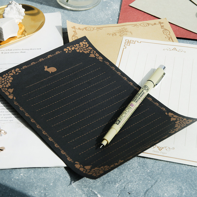 信纸欧式复古古风火漆印章专用情书小清新创意信纸