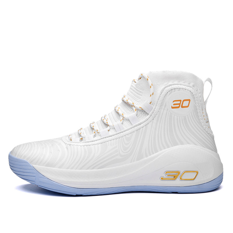 春季库里8篮球鞋正品全城棉花糖青少年战靴加绒篮球鞋