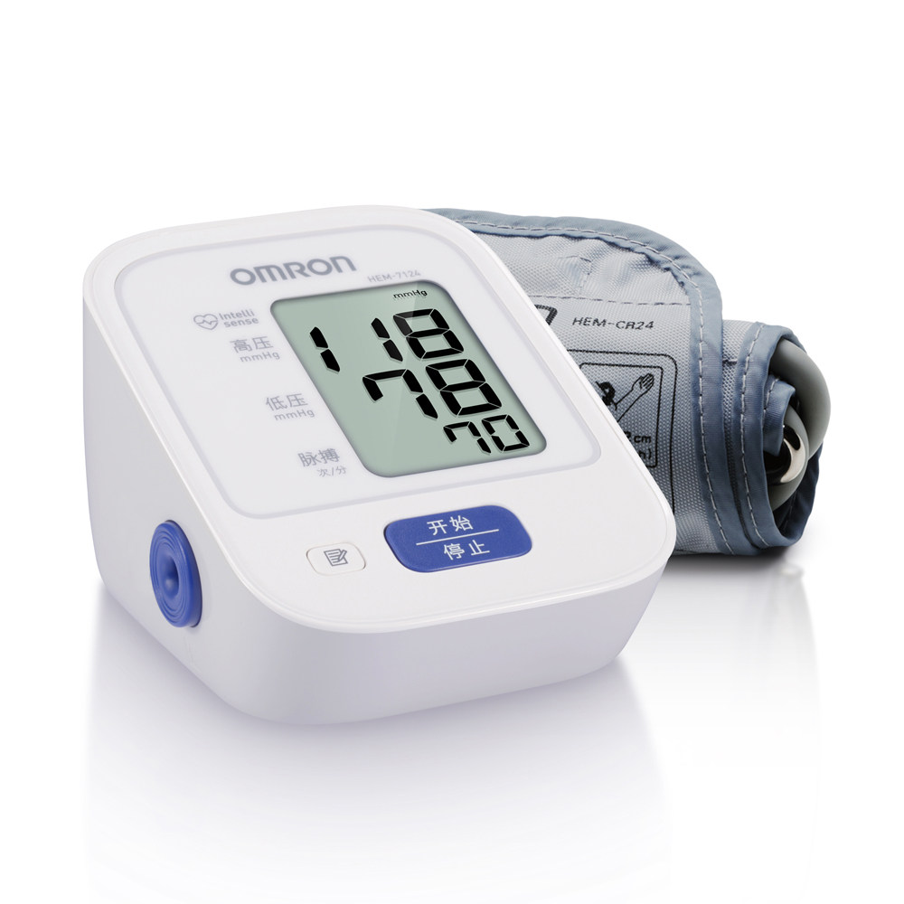 欧姆龙血压计血压家用电子7124测量仪df血压计电子血压计