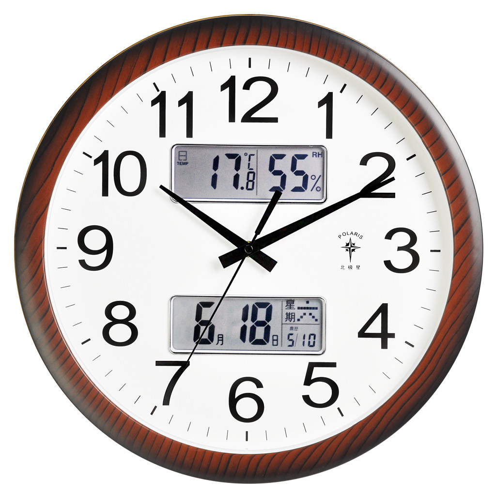 北极星中式表挂简约国风中国时钟石英客厅新中式挂钟