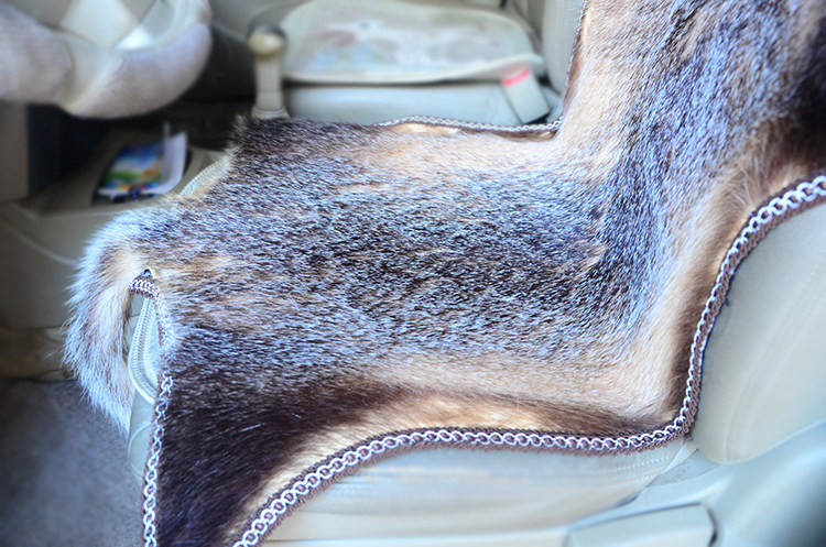 超大1m獾皮獾子皮汽车坐垫座垫椅垫单片整张四季通用夏季痔疮坐垫