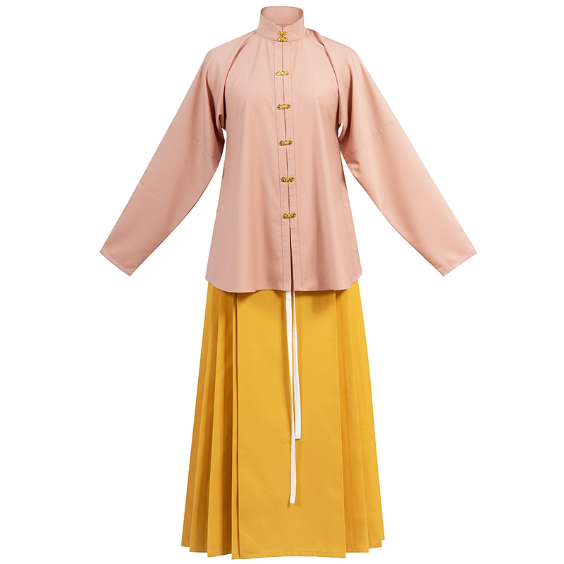 松塔汉服立领对襟短衫箭袖明制汉服女春夏季日常汉服