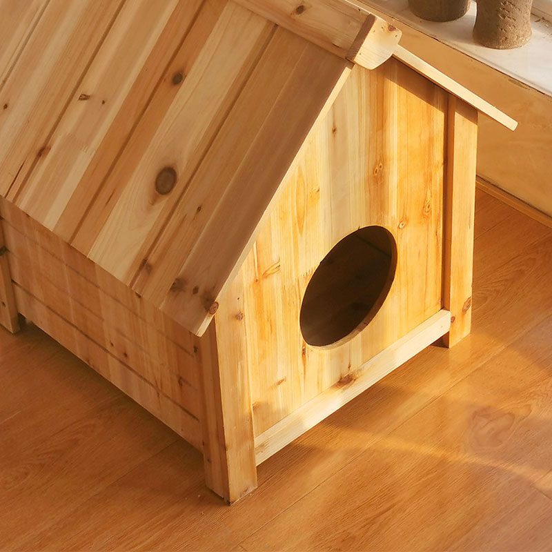 流浪流浪猫猫窝户外实木防风防雨防水防潮保暖窝