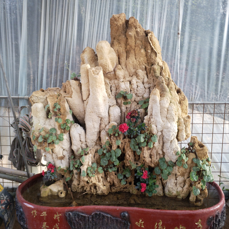 大型假山高山流水奇石山水盆景造景石钟乳钟乳石庭院其它园艺用品