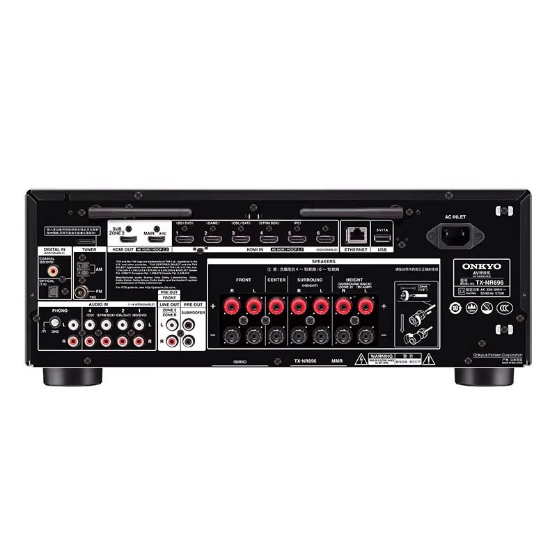 onkyo安桥tx-nr6965100全景功放机家用av功放蓝牙功放