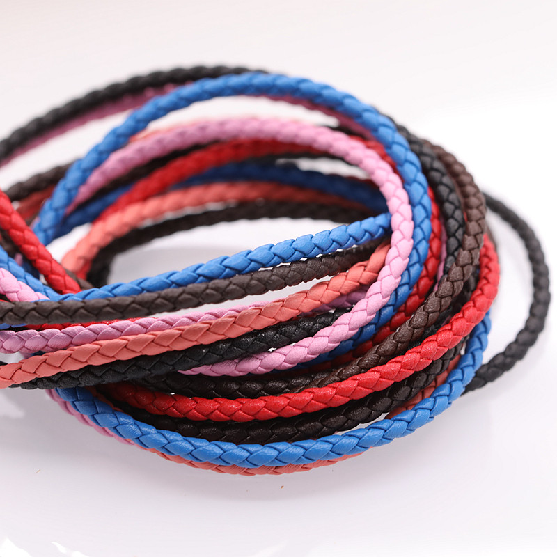 diy手工高级皮绳毫米粗包编织牛皮绳子手链绳