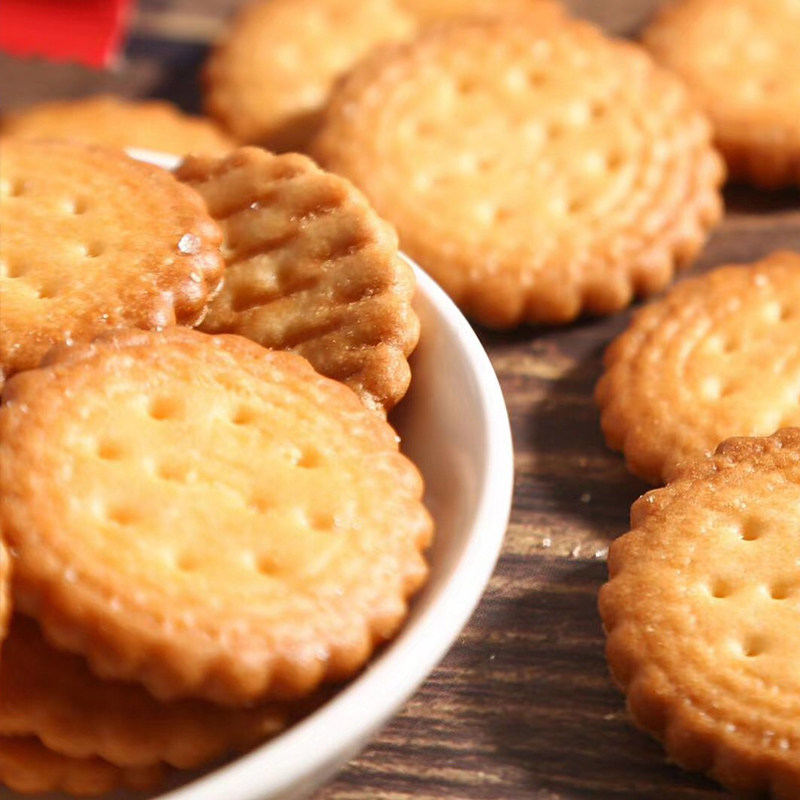 海盐味泡奶小圆饼日式特色网红爆款小零食儿童加餐爆款 - 孟婆食品店