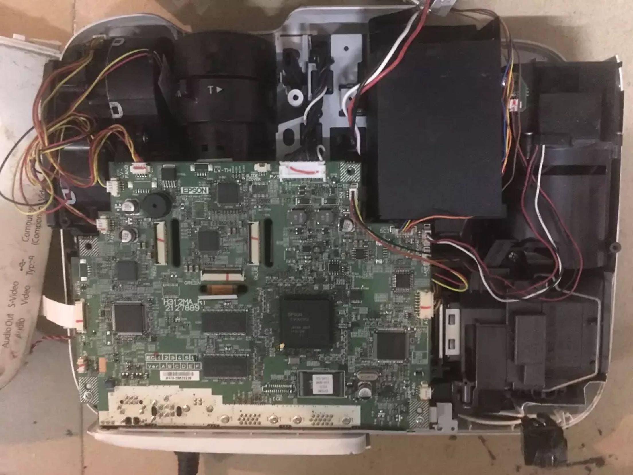 爱普生投影机配件电源镜头灯泡灯架主板液晶晶片diy配件