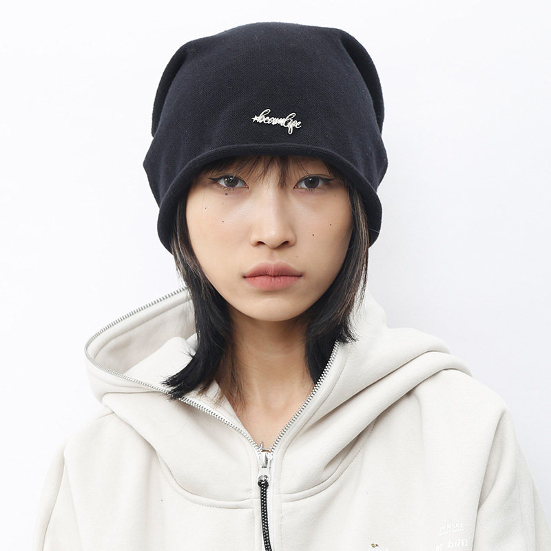 beamlife21a原创金属字母嘻哈冷帽百搭男女保暖包头帽子