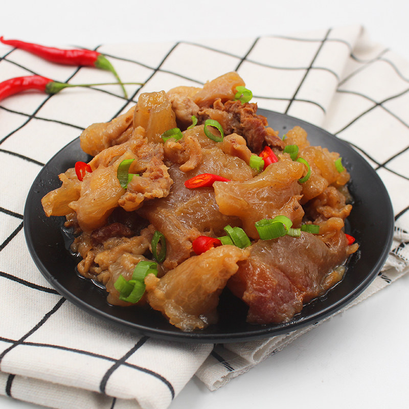 筋头巴脑袋装600g牛肉蹄筋方便速食即食熟食品卤肉类