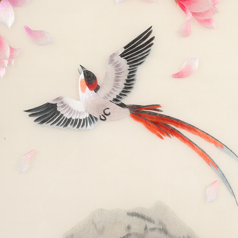 苏绣成品挂画手工刺绣客厅卧室玄关沙发背景墙苏绣