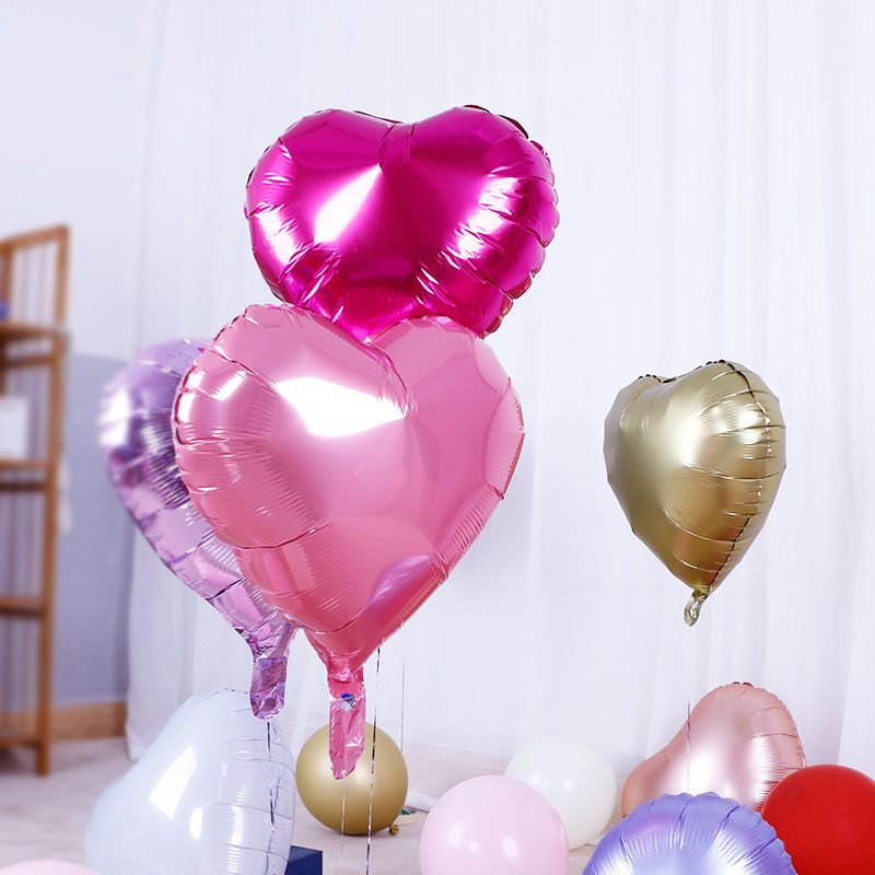 七夕气球装饰情人节酒吧活动装饰创意浪漫求婚场景布置心形气球