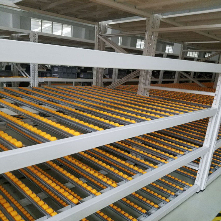 加强型钣金铝合金流利仓储货架滑道滑轨滚轮塑料滑轮