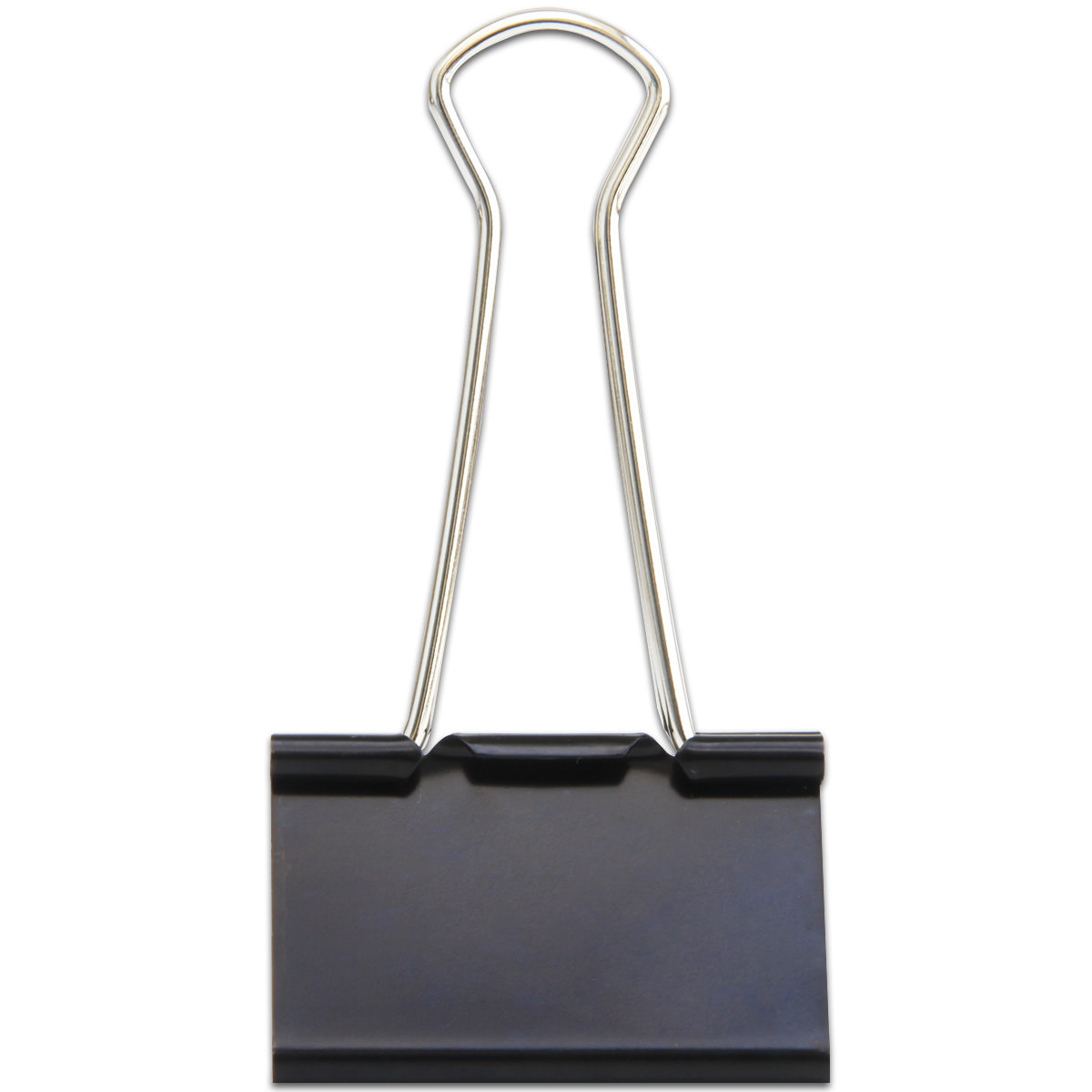 得力长尾票夹8561黑色燕尾鱼尾资料试卷夹子票夹