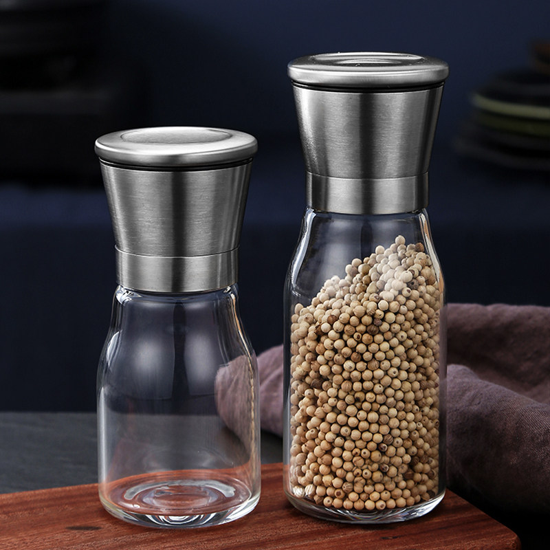 研磨onlycook陶瓷现磨黑胡椒调味调味瓶瓶罐不锈钢手动调味瓶罐