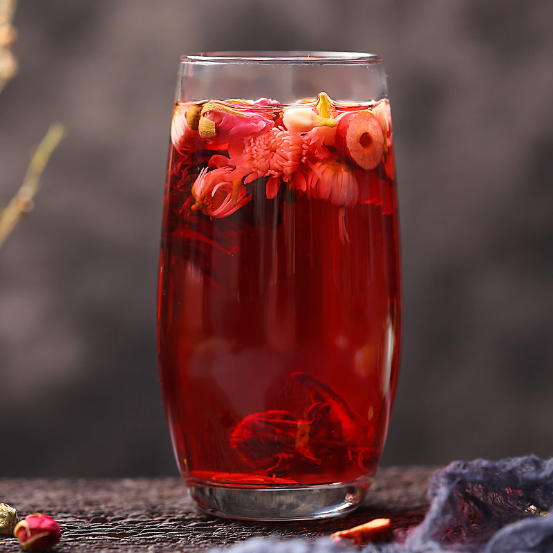 花茶玫瑰洛神组合养生美白美容排毒养颜补气代用