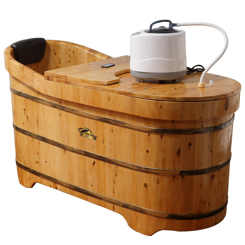 泡澡大人自动加热浴盆家用全身药浴成人洗澡沐浴桶