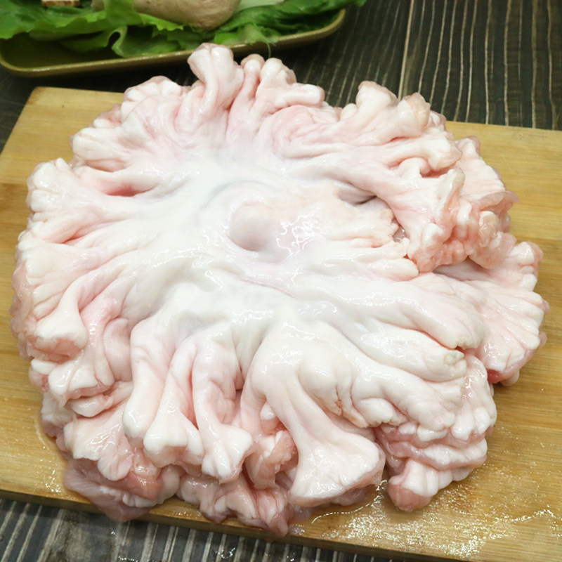 新鲜冷冻猪冠网红食品鸡冠油水油猪肠油炼花生猪肉