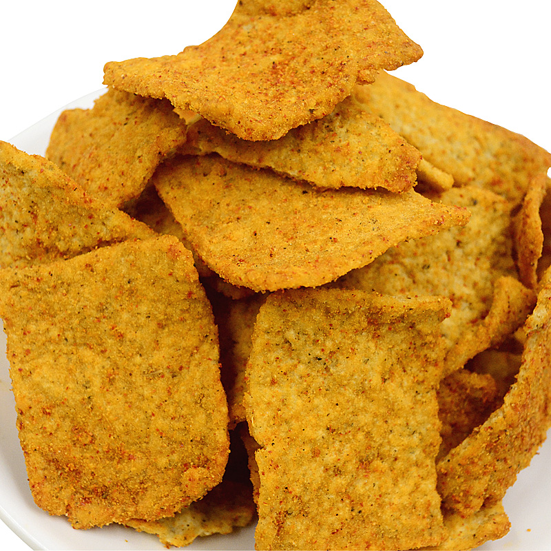 秦品轩麻辣网红休闲办公美食小吃西安辣味锅巴膨化食品