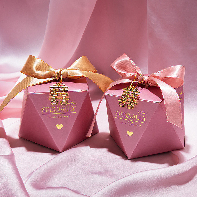 喜糖糖盒钻石ins糖果盒欧式创意婚庆网红盒子糖盒