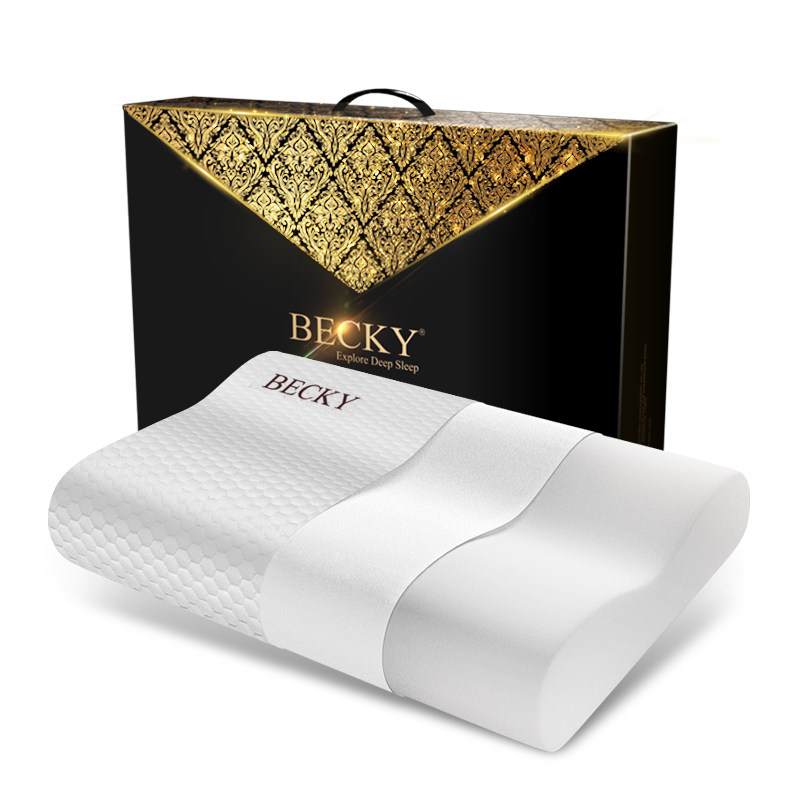 becky枕头单人助睡眠颈椎记忆枕睡觉专用护颈慢回弹高低保健枕芯