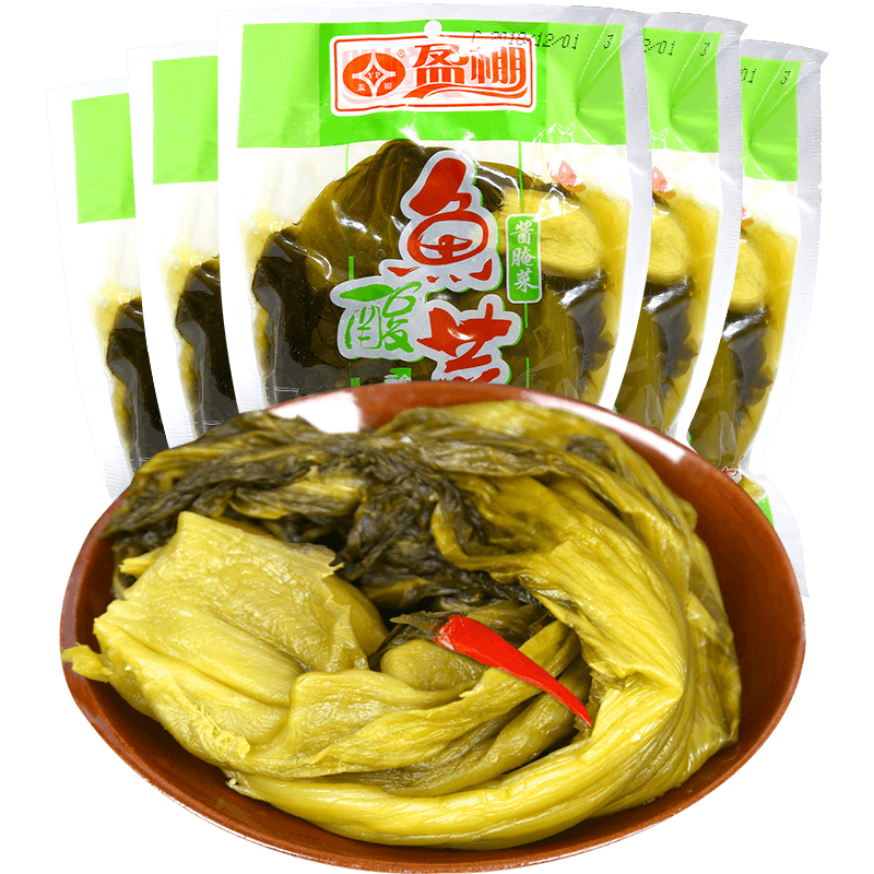 包邮四川泡菜老坛酸菜正宗盈棚鱼酸菜5袋酸菜鱼的酸菜调料包批发