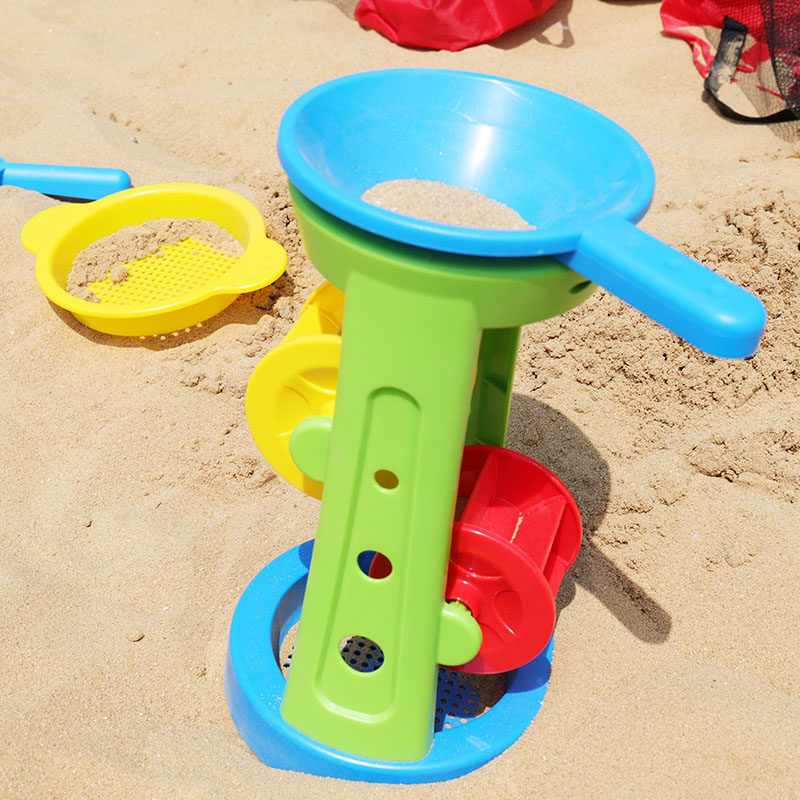 hape沙滩玩具沙漏套装儿童家用塑料戏水