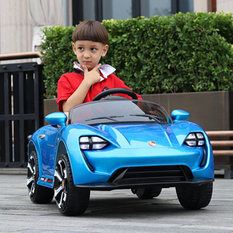 儿童车电动摇摆四轮仿真保时捷小孩汽车儿童电动车